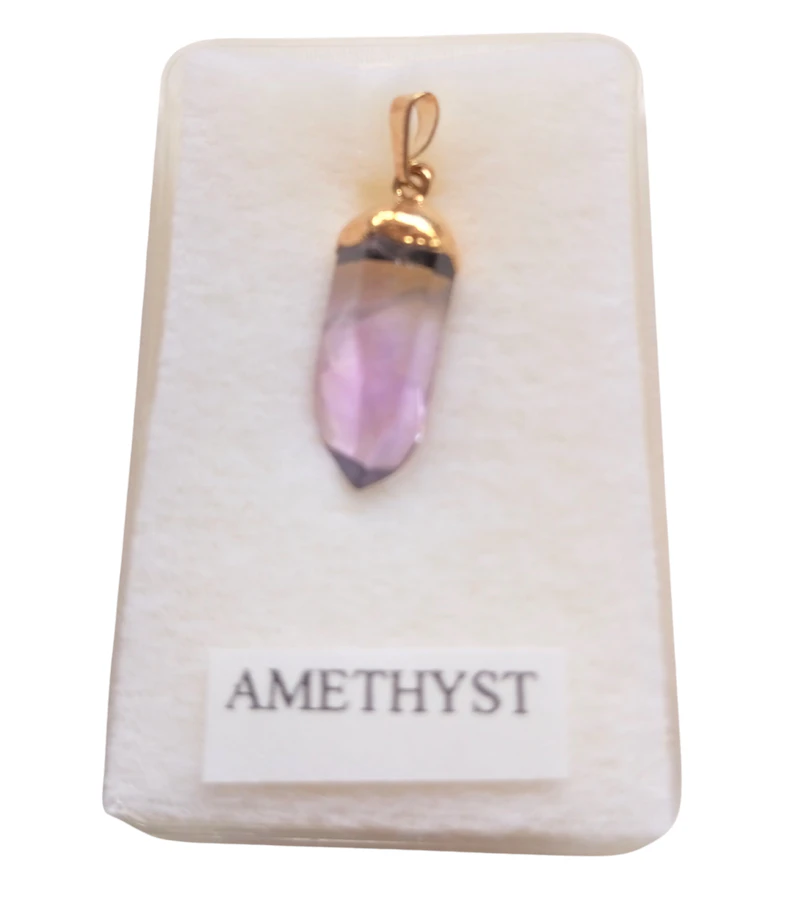 Edelsteinanhänger Amethystspitze