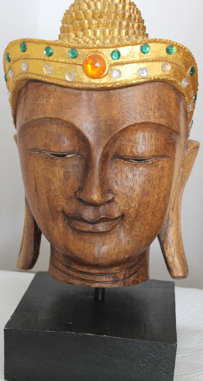Bhudda-Kopf - Holz