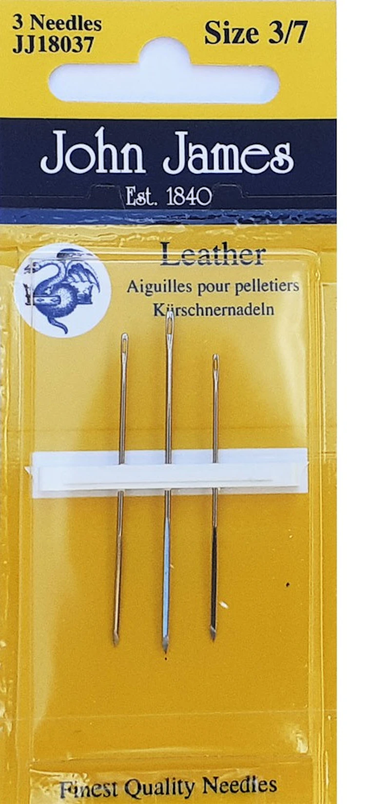 Ledernadeln 3 Stück