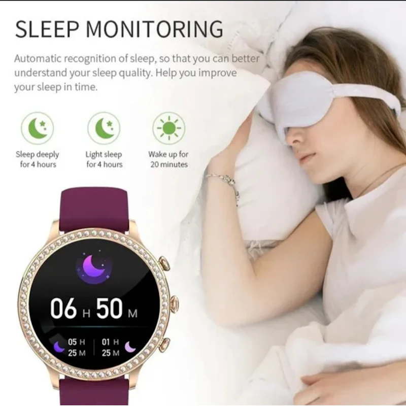 AMOLED smart watch bracelet for women