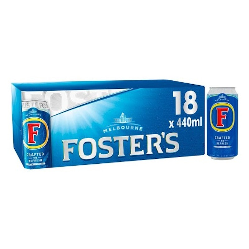 Fosters Lager Cans 18 x 440ml