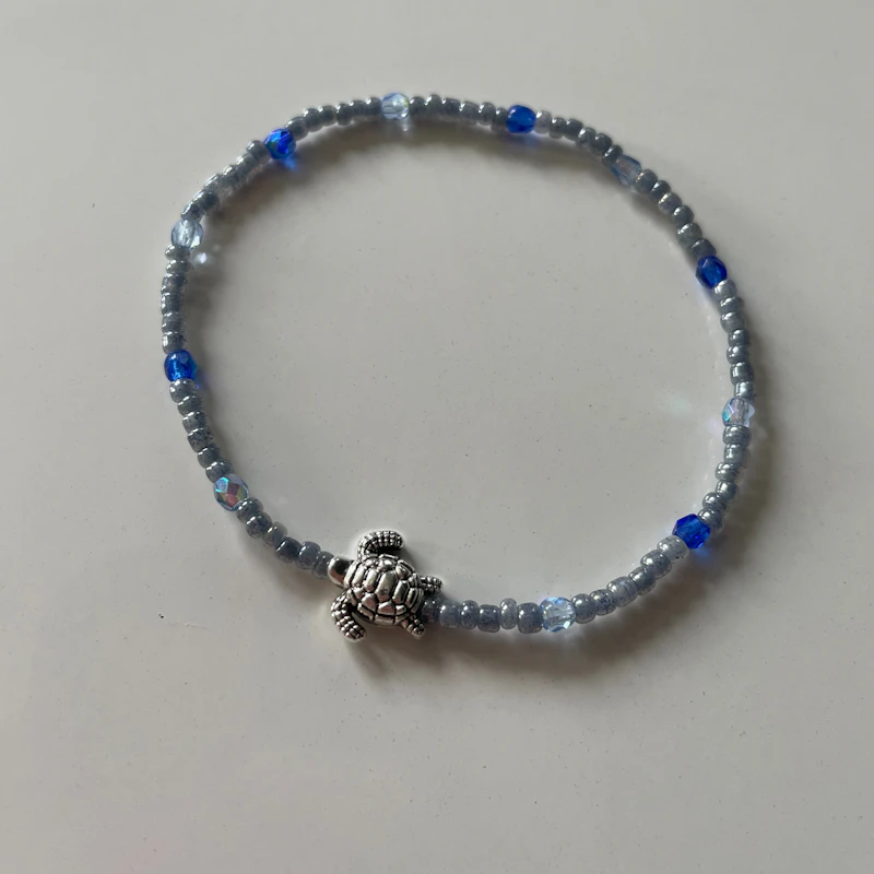 Blue Turtle Armband