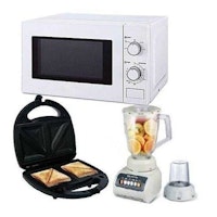 Combo Package Microwave Oven With 20Liters + Blender + Toaster