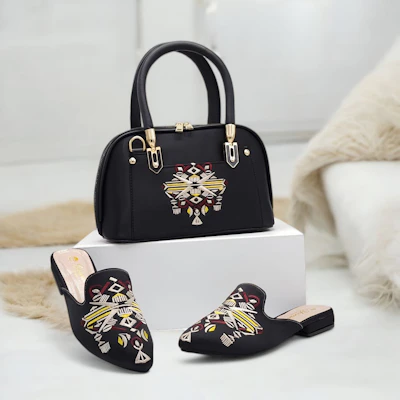Sac + sandales femmes