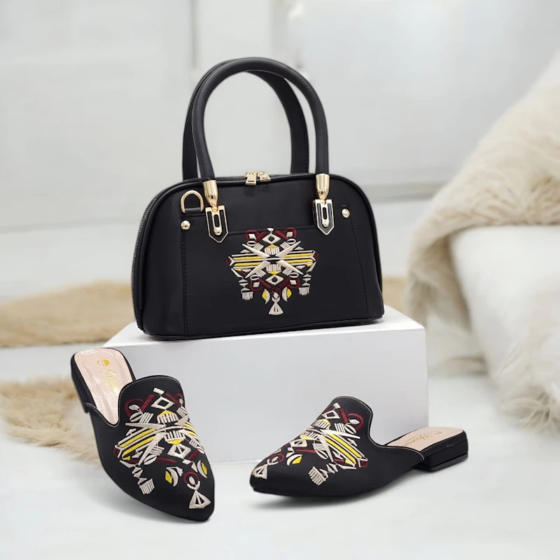 Sac + sandales femmes