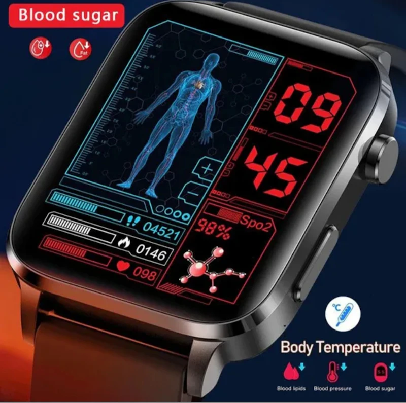 Bluetooth Calling New Blood Sugar Smart Watch Watch Heart rate blood pressure tracker 