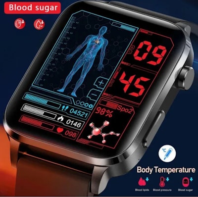 Bluetooth Calling New Blood Sugar Smart Watch Watch Heart rate blood pressure tracker 