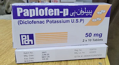 Paplofen-p 50mg (Diclofenac Potassium)
