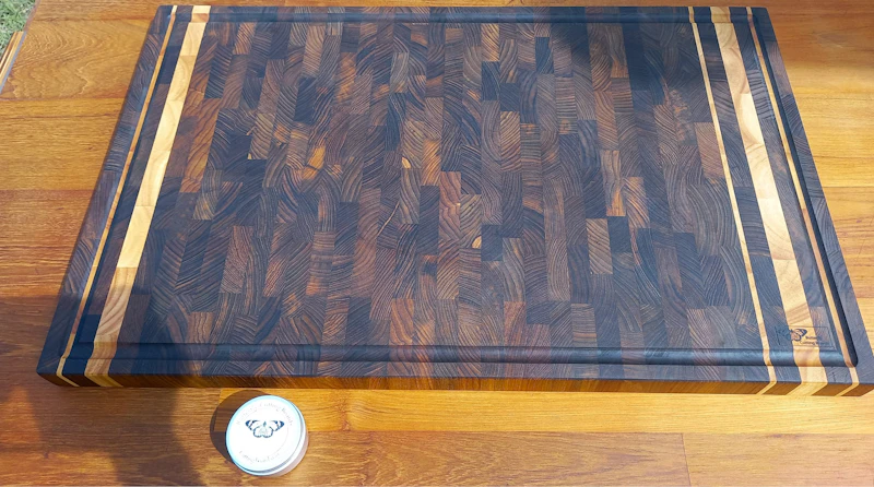 Big size end grain cutting board (SOLD)