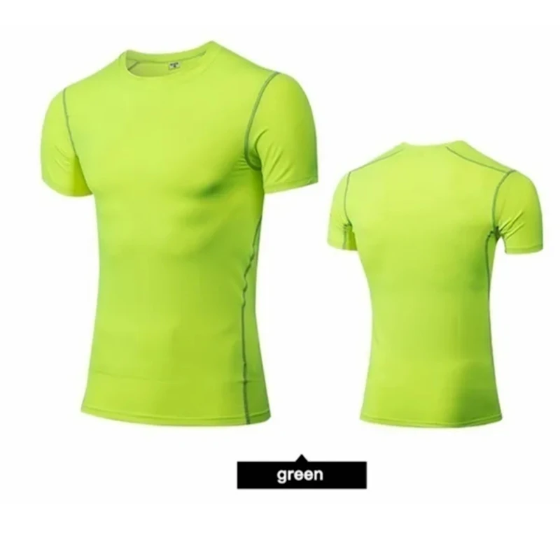 Men fitness compression t shirts