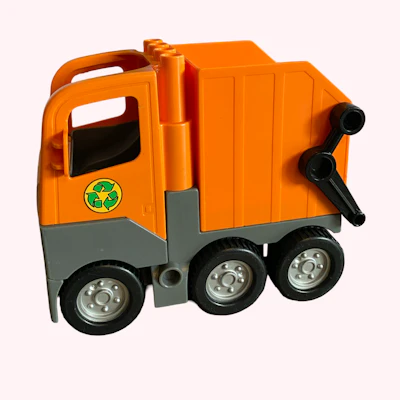 Müllwagen orange ♻️