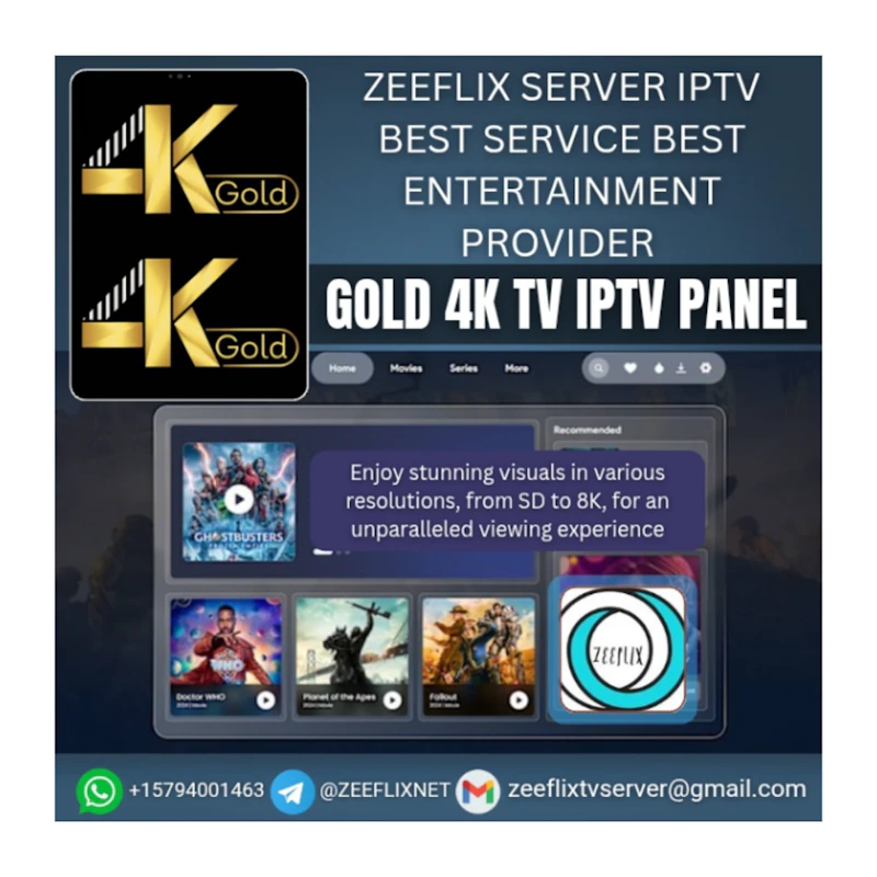 GOLD 4K TV PANEL - AIRCEL TV PANEL 