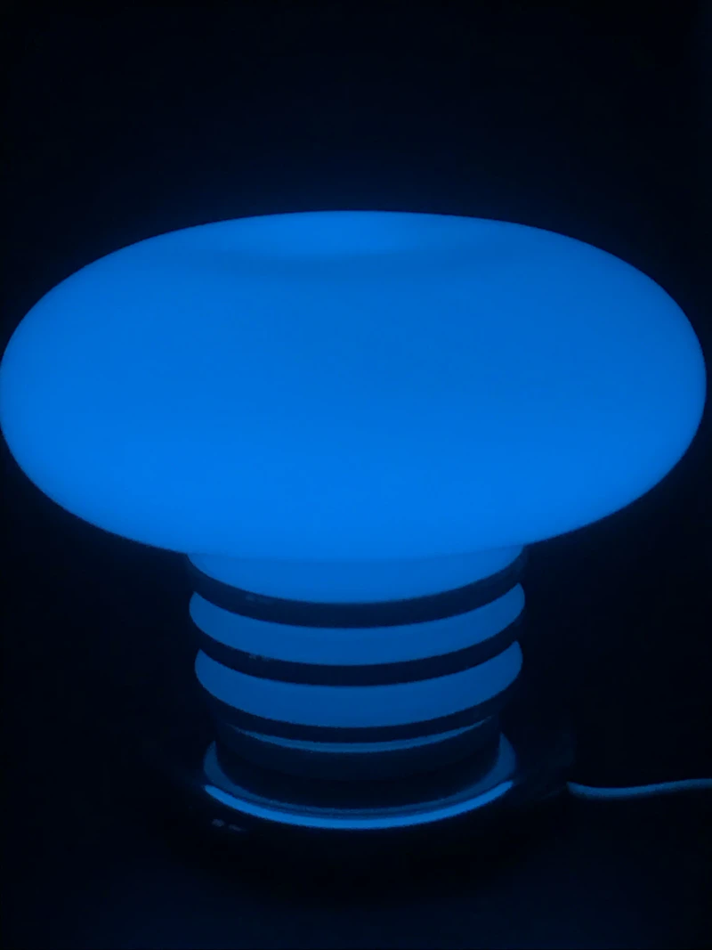 Vintage Mushroom Pilz Glaslampe