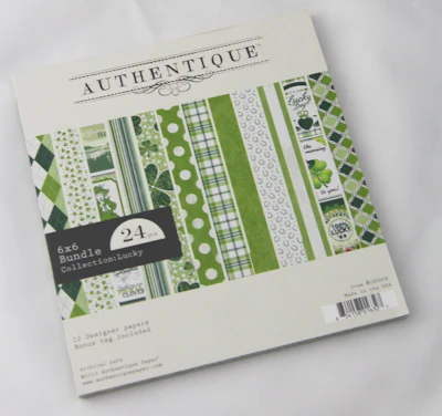 Authentique™ Scrapbook-Block "Lucky"