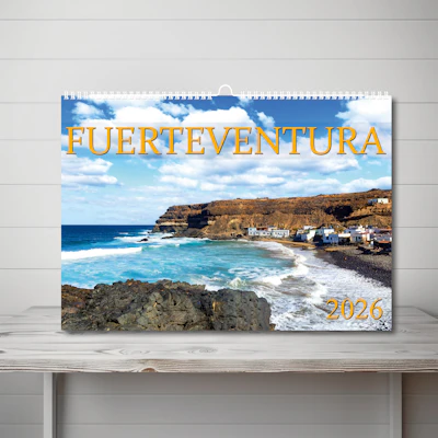 DIN A3 Wandkalender Fuerteventura 2026