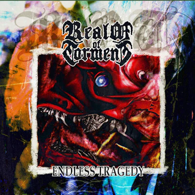 REALM OF TORMENT - "ENDLESS TRAGEDY" [SPECIAL EDITION VINYL LOOK CD] GOLD/WHITE