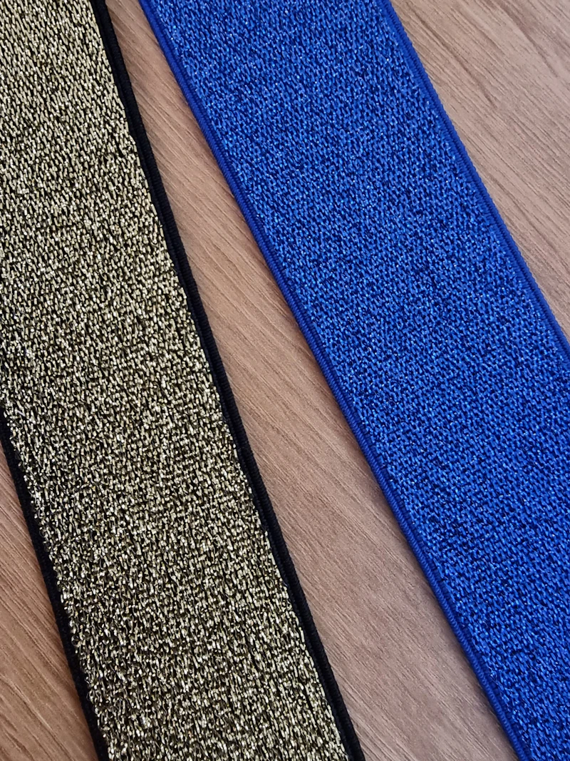 Elastik Band Lurex, 4cm breit