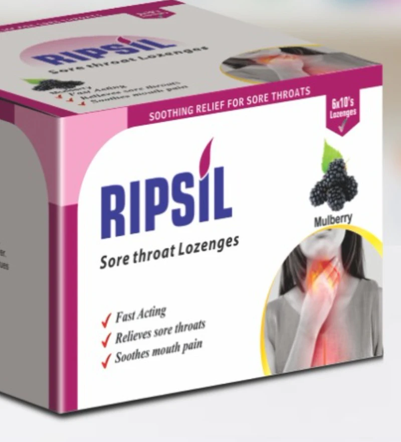 Ripsil (sore throat mulberry) Lozenges 