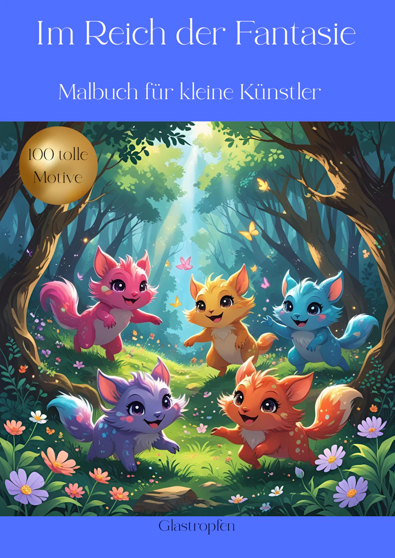 Im Reich der Fantasie - Malbuch für kleine Künstler