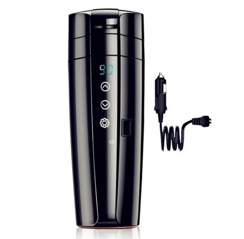 Smart heated kittle Touch screen car heated mug with temperature control