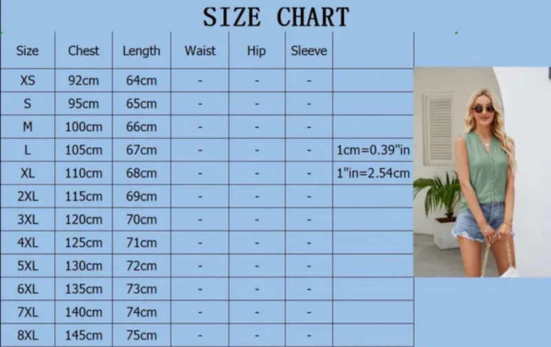 Sleeveless women tops 