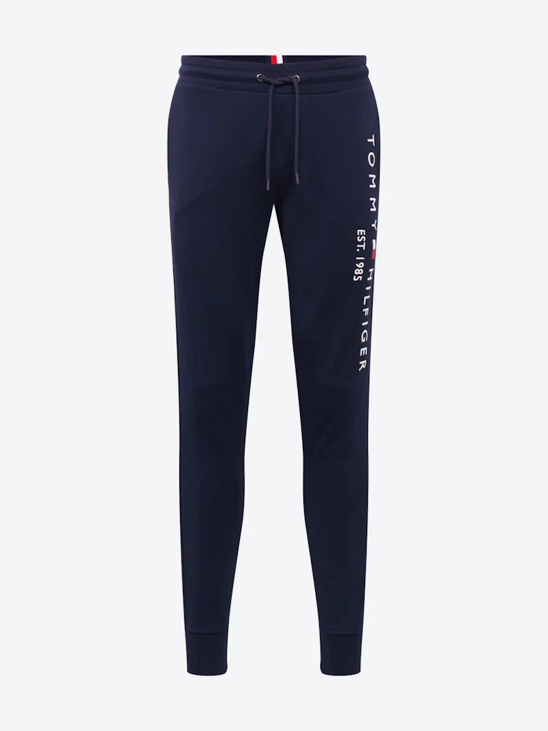 TOMMY HILFIGER - BAS DE JOGGING BLEU LOGO BRODÉ