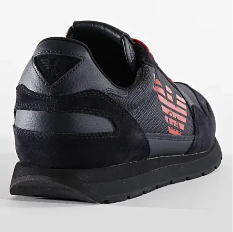 EMPORIO ARMANI - BASKETS HOMME NOIR