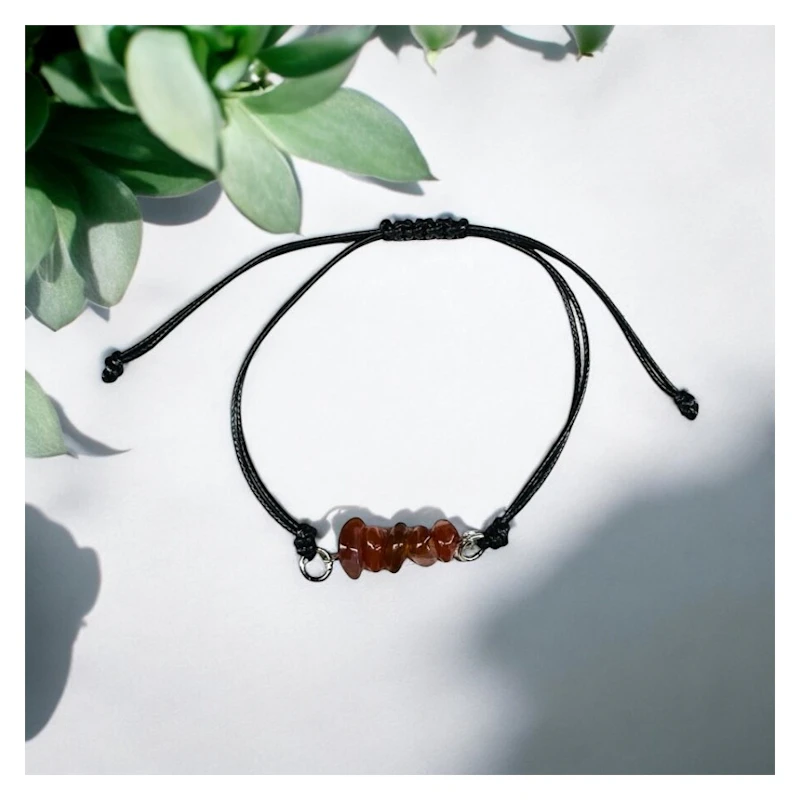 Kordel-Armband "Karneol"