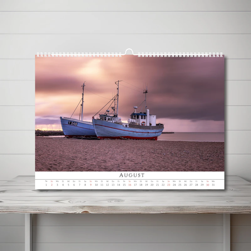 DIN A3 Wandkalender Dänemark 2026