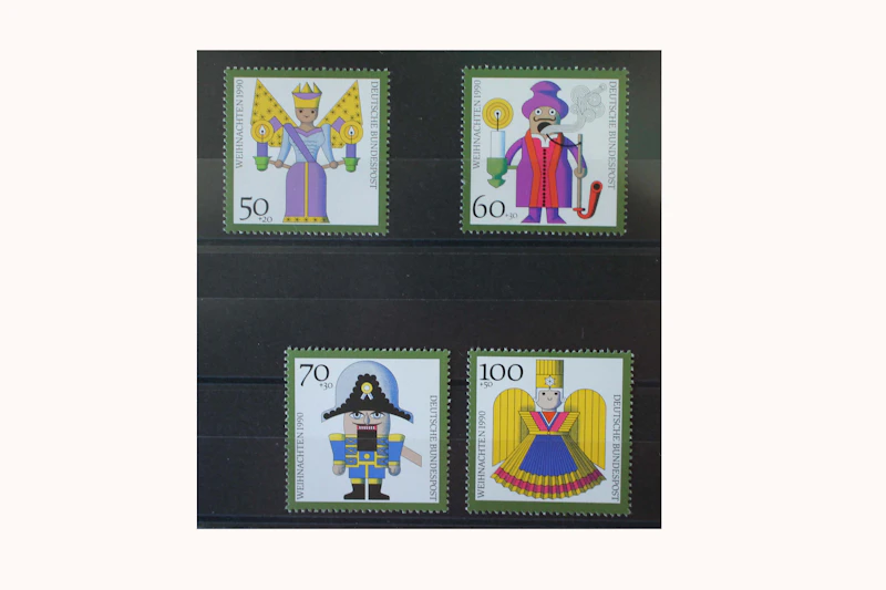 Robbert´s Briefmarken Deutschland MiNr. 1484-87 Weihnachten 1990, postfrisch 