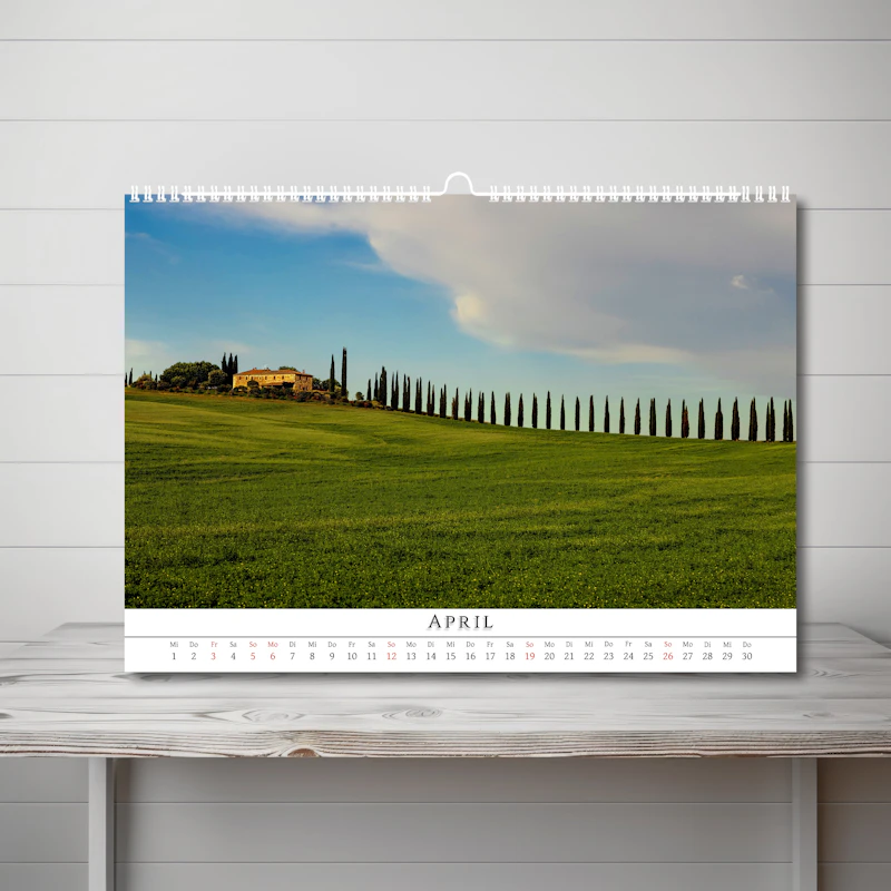DIN A3 Wandkalender Italien 2026