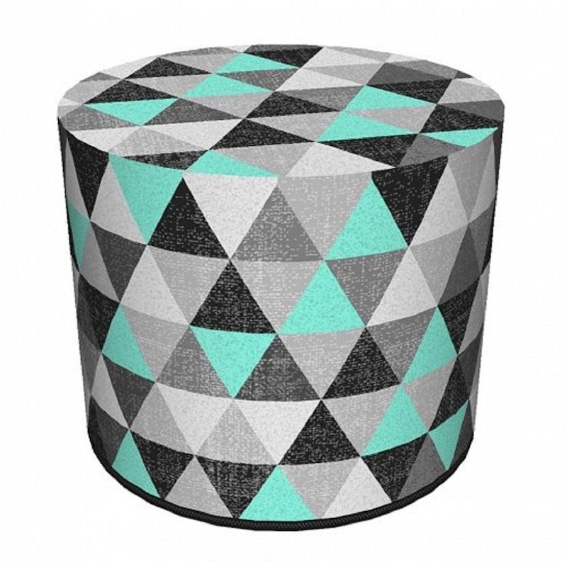 Sitzpouf Sitzhocker Motiv FIGARO Hocker Fusshocker Pouf Filz-Pouf