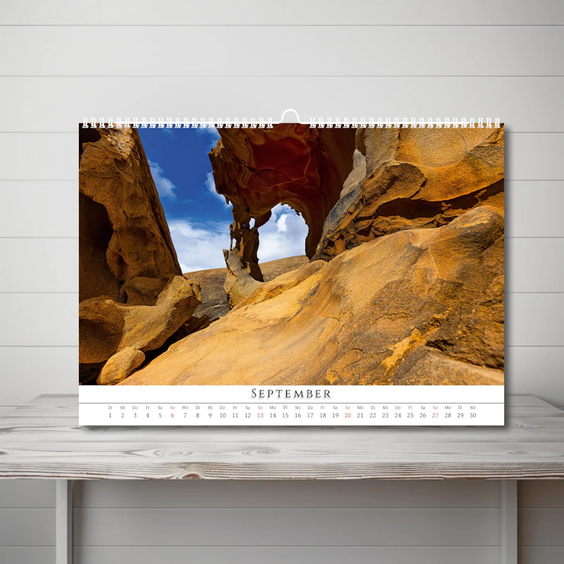 DIN A3 Wandkalender Fuerteventura 2026