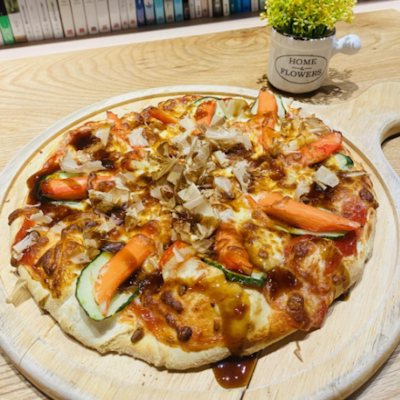 Okonomiyaki Crab Fillet Pizza 8 inches (Friend Cook Pizza)