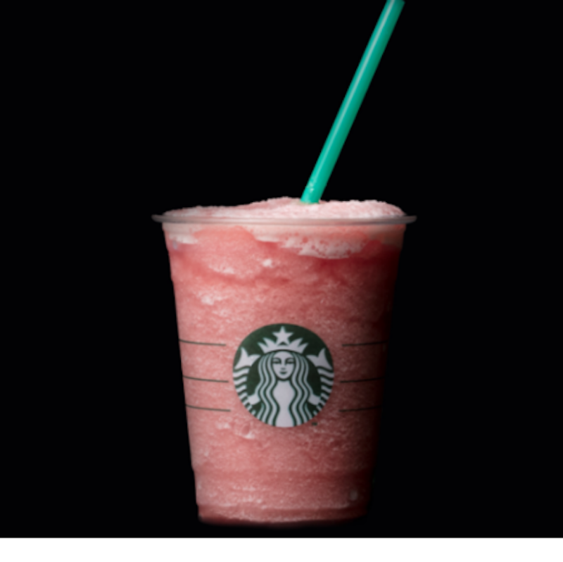 Icy Blackcurrant smoothie (Starbucks)