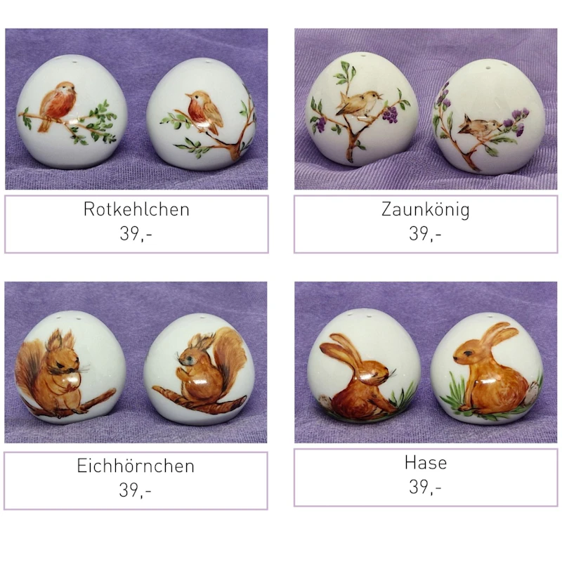 Kleine Salz- und Pfefferstreuer