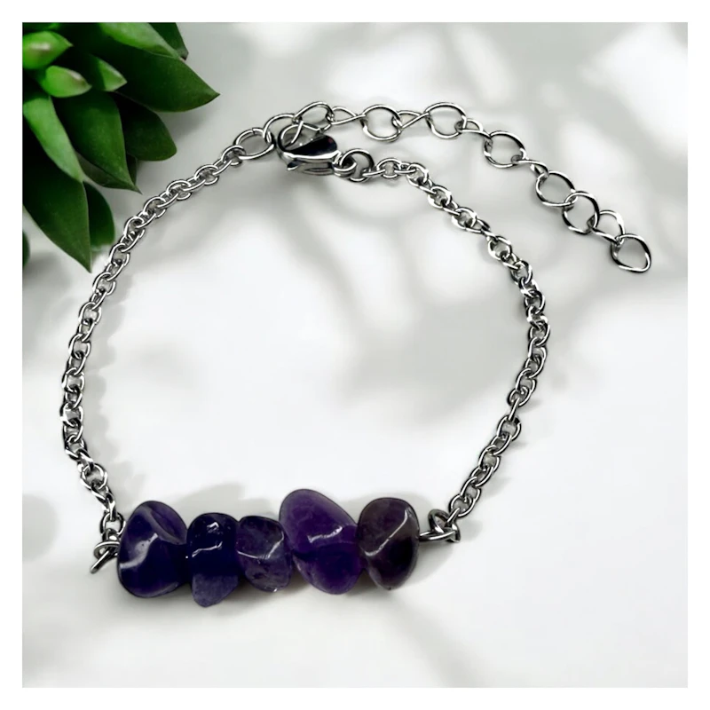 Armkettchen "Liara" mit Amethyst