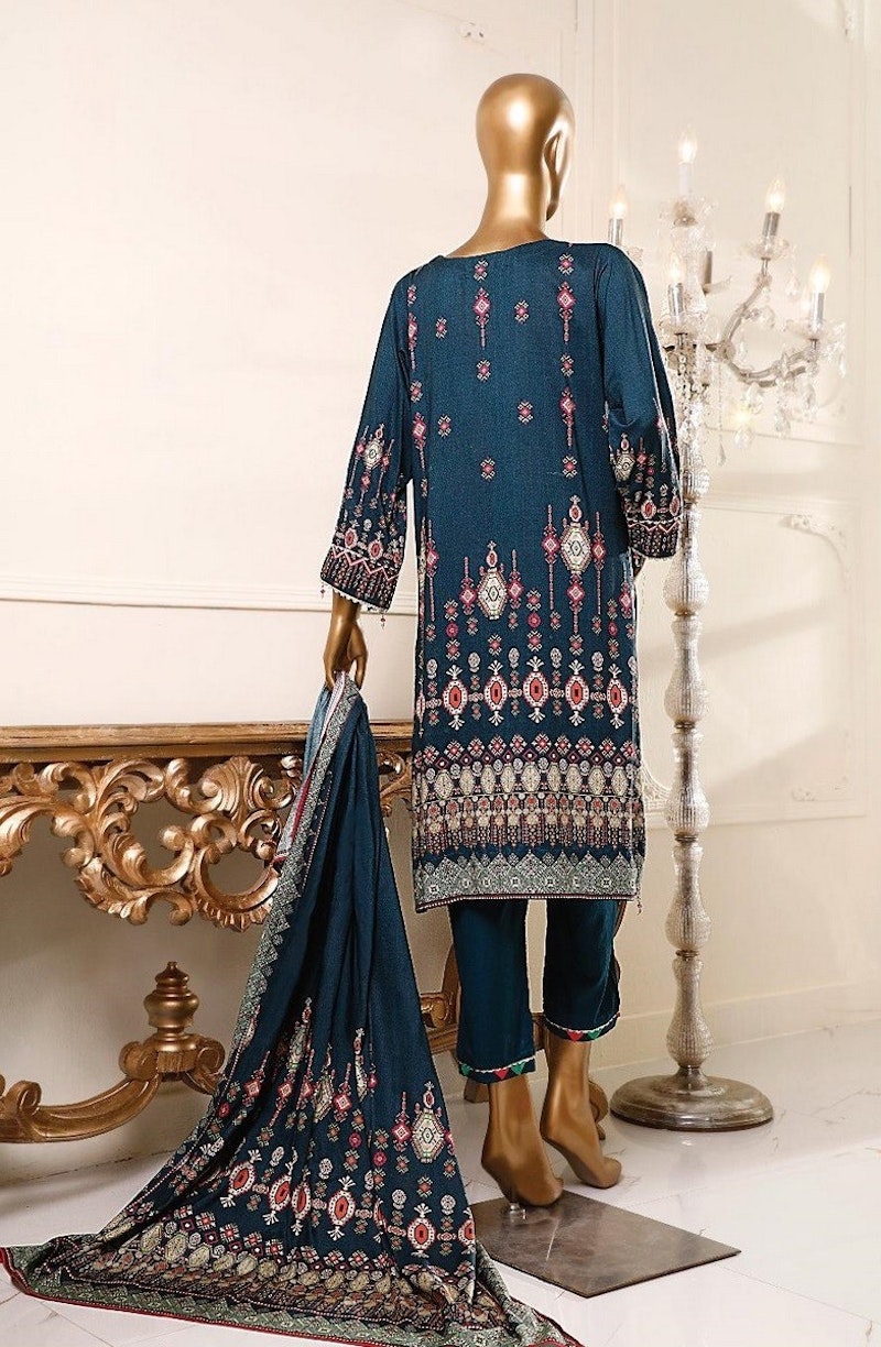 BIN SAEED Stitched Linen Collection D-Li 6007