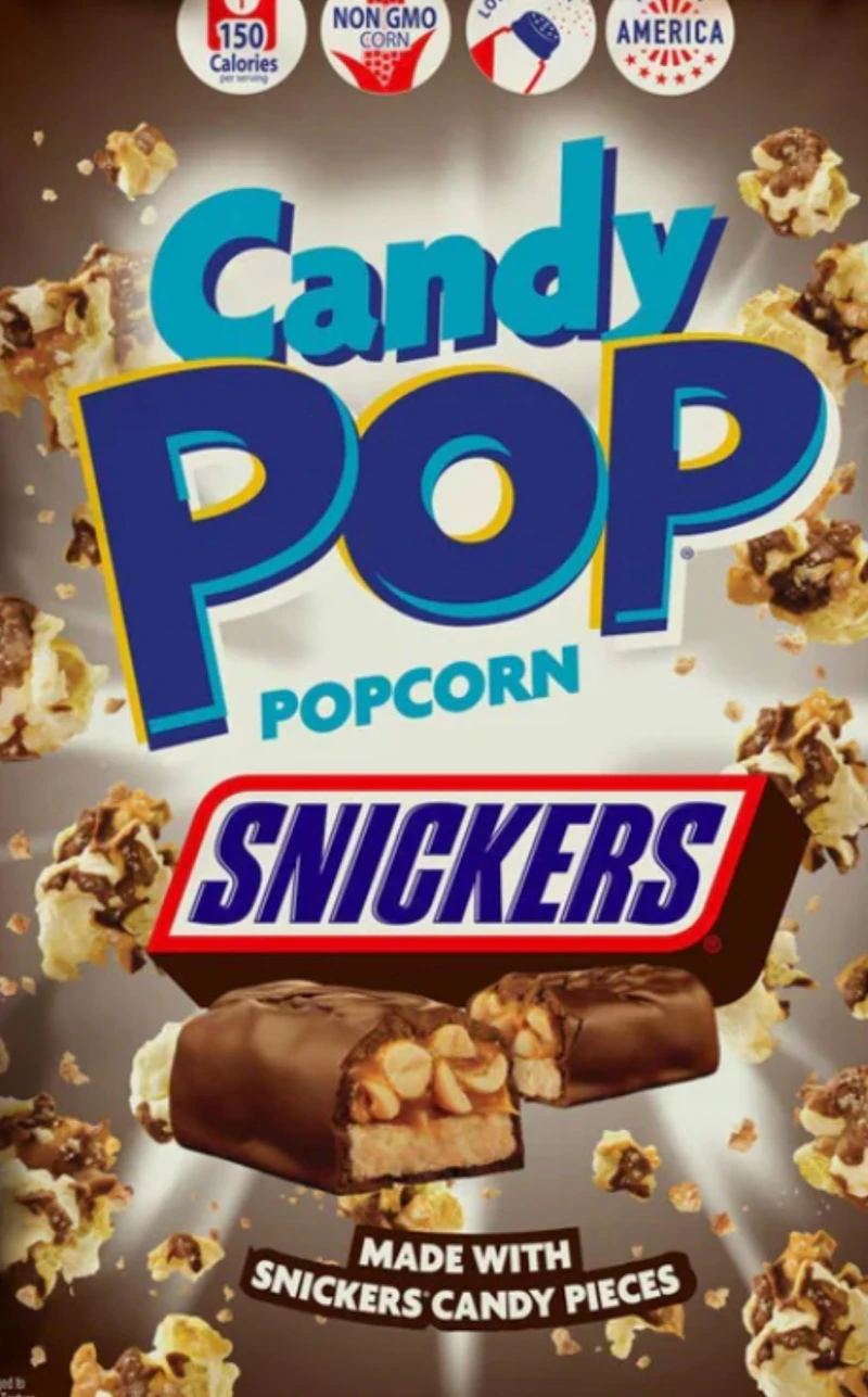 Candy Pop Popcorn Snickers