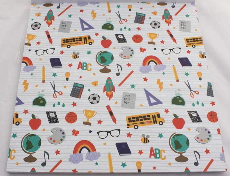 Scrapbook-Block "Schule"