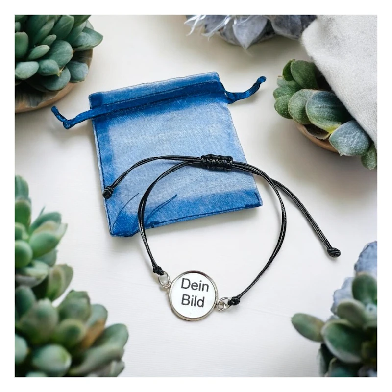 Personalisiertes Armband mit Schiebeknoten