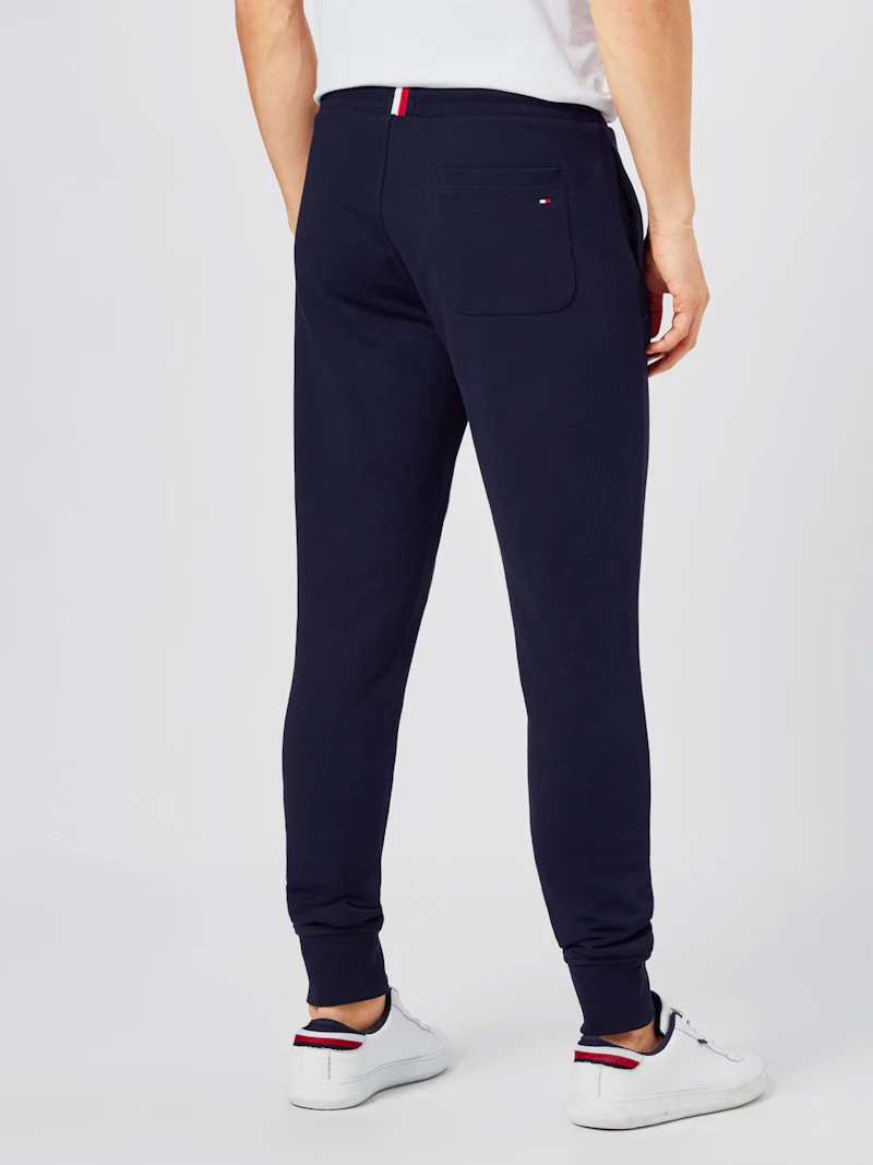 TOMMY HILFIGER - BAS DE JOGGING BLEU LOGO BRODÉ