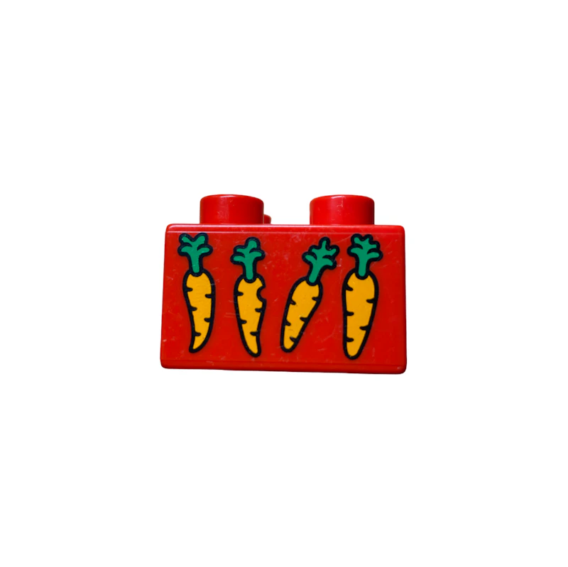 Motivstein Karotten 2x2 Noppen 