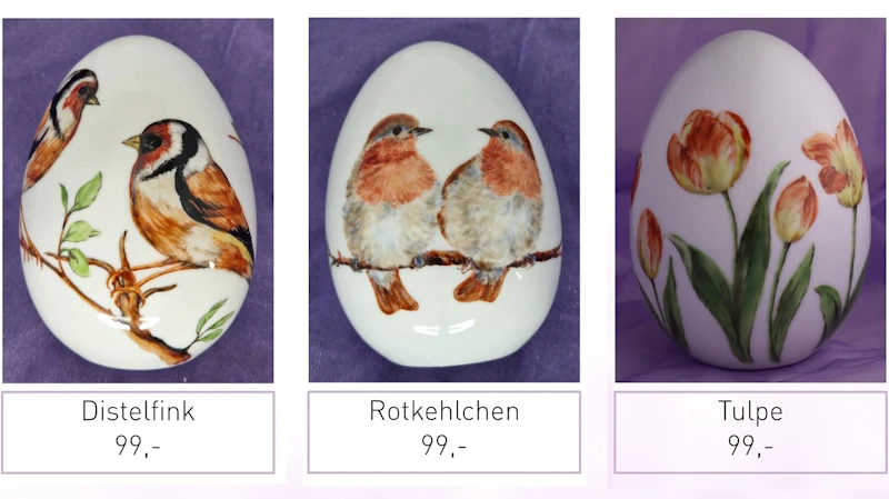 Große Standeier - verschiedene Motive