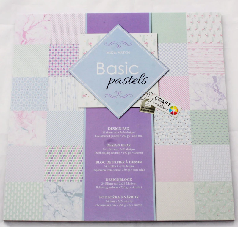 Mix & Match Scrapbook-Block "Basic Pastels"