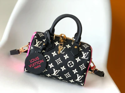 Louis Vuitton Black and Pink Bag