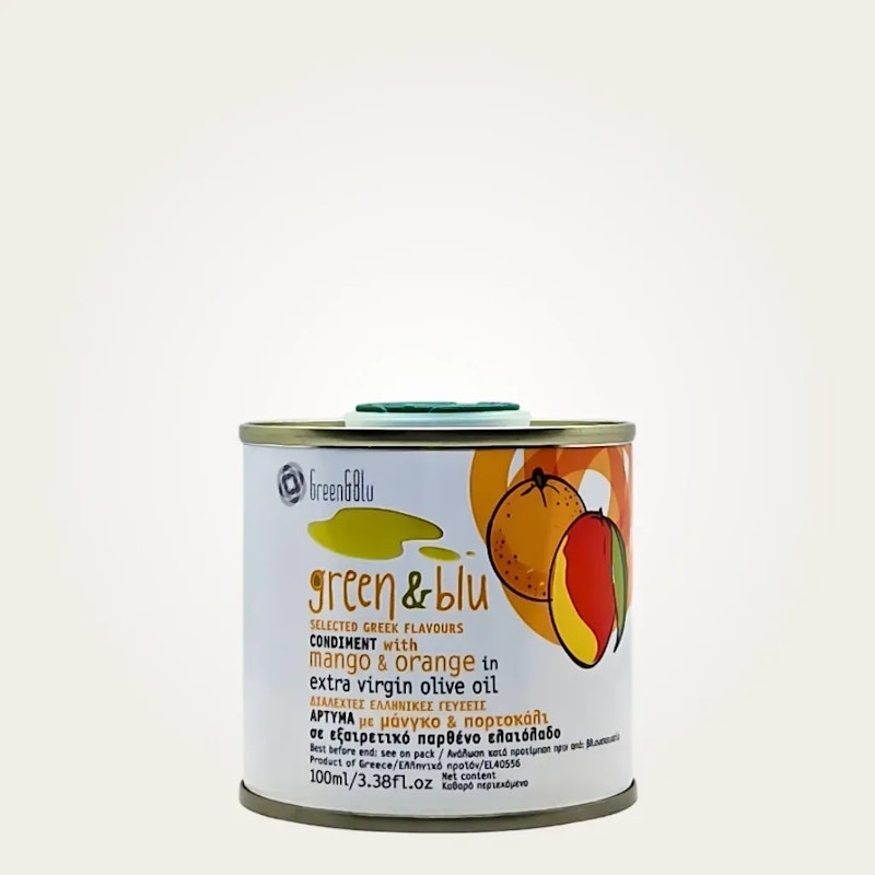 Green & Blu extra natives Olivenöl mit Mango & Orange 100ml