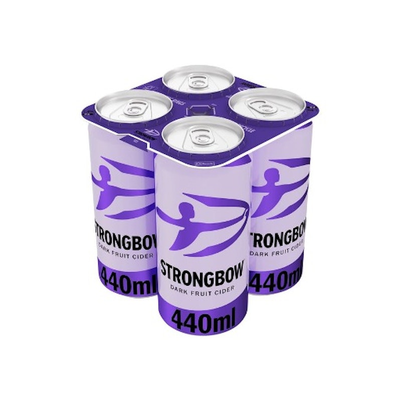 Strongbow Dark Fruit Cider Cans 4 x 440ml
