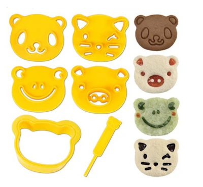 CuteZCute Animal Friends Food Deco Cutter and Stamp Kit