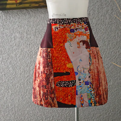 Minifalda Las 3 Edades de la Mujer de Gustav Klimt